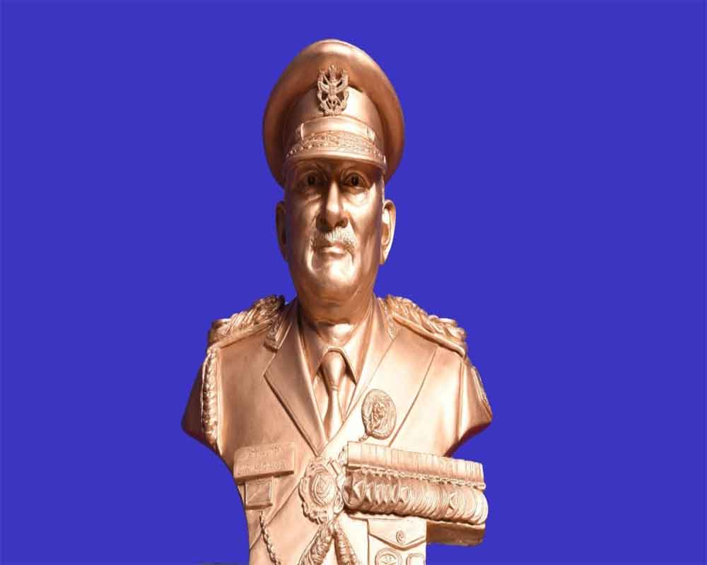 Rajnath unveils statue of India's first CDS late Gen Rawat in Dehradun