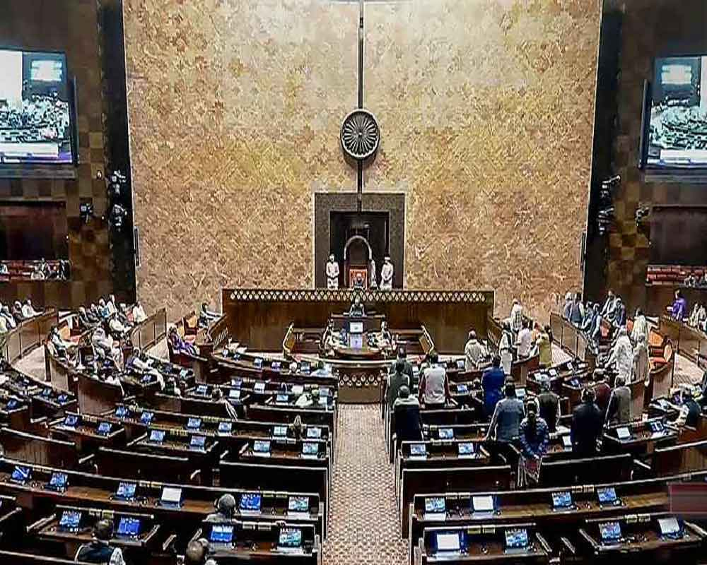 Rajya Sabha adjourns for the day as oppn raises Adani bribery, other issues