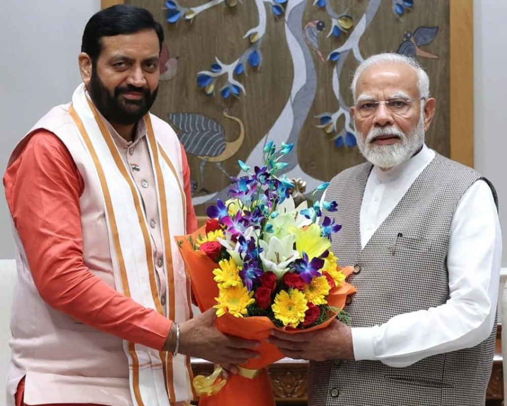 Saini meets PM Modi after BJP's win in Haryana