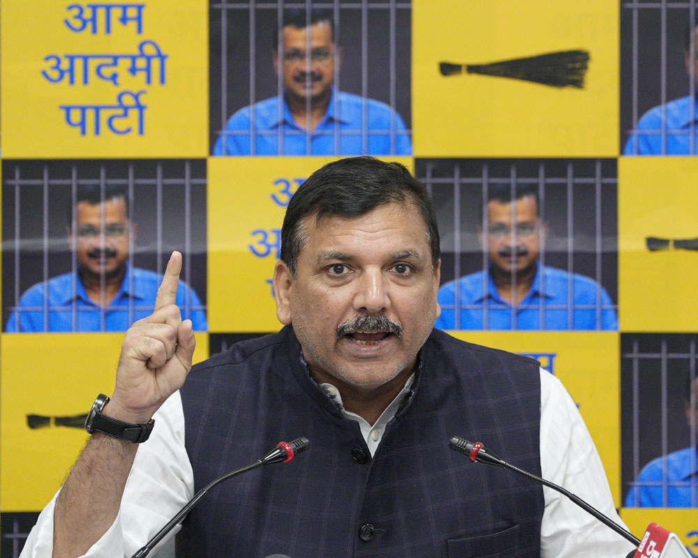 Sanjay Singh claims CM Kejriwal not being allowed to meet family in Tihar jail