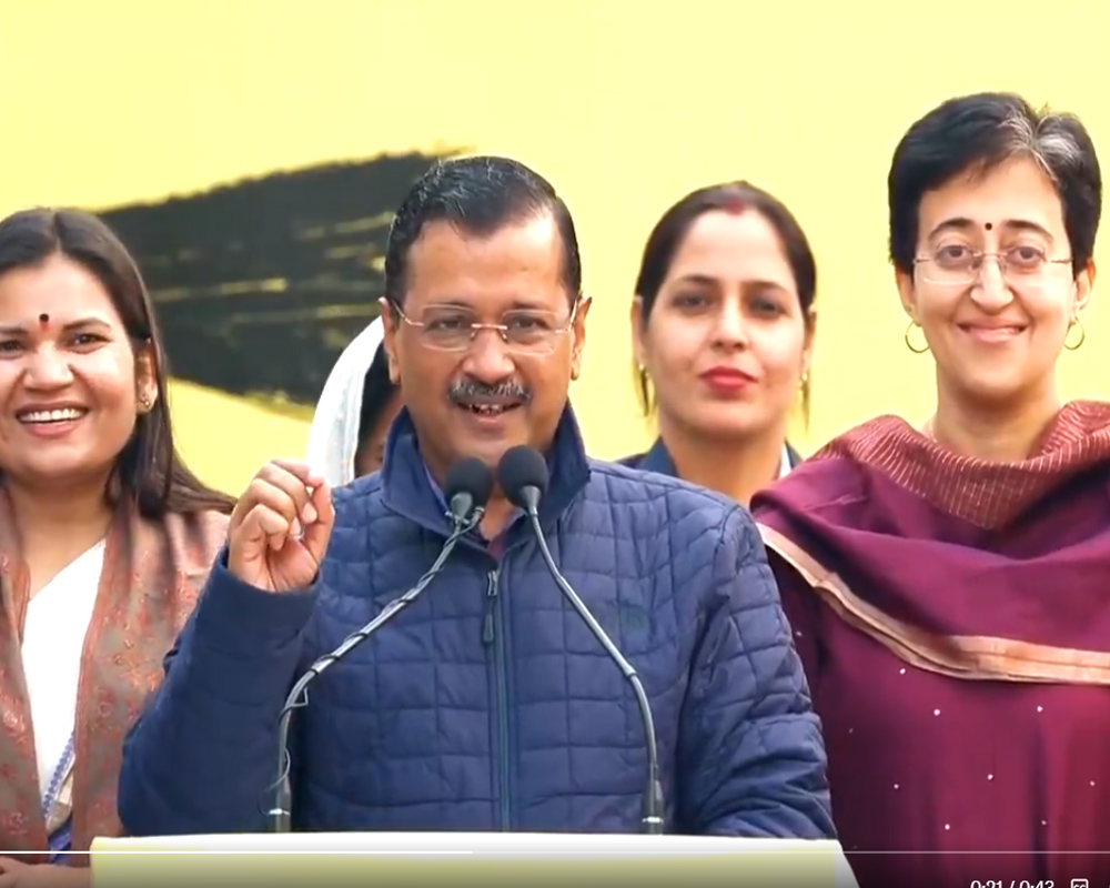 Scheme to give Rs 1,000 to Delhi women rolls out, to be raised to Rs 2100 after polls: Kejriwal