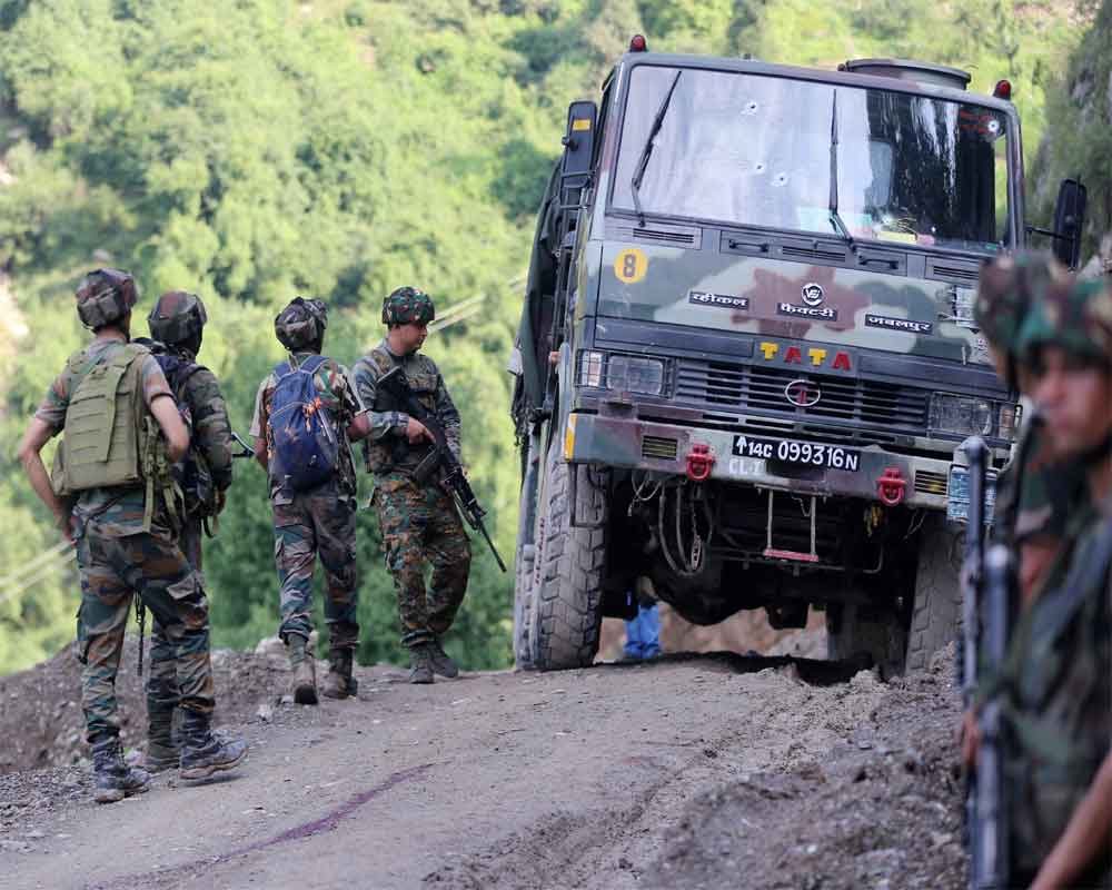 Security forces exchange fire with terrorists in J-K's Sopore