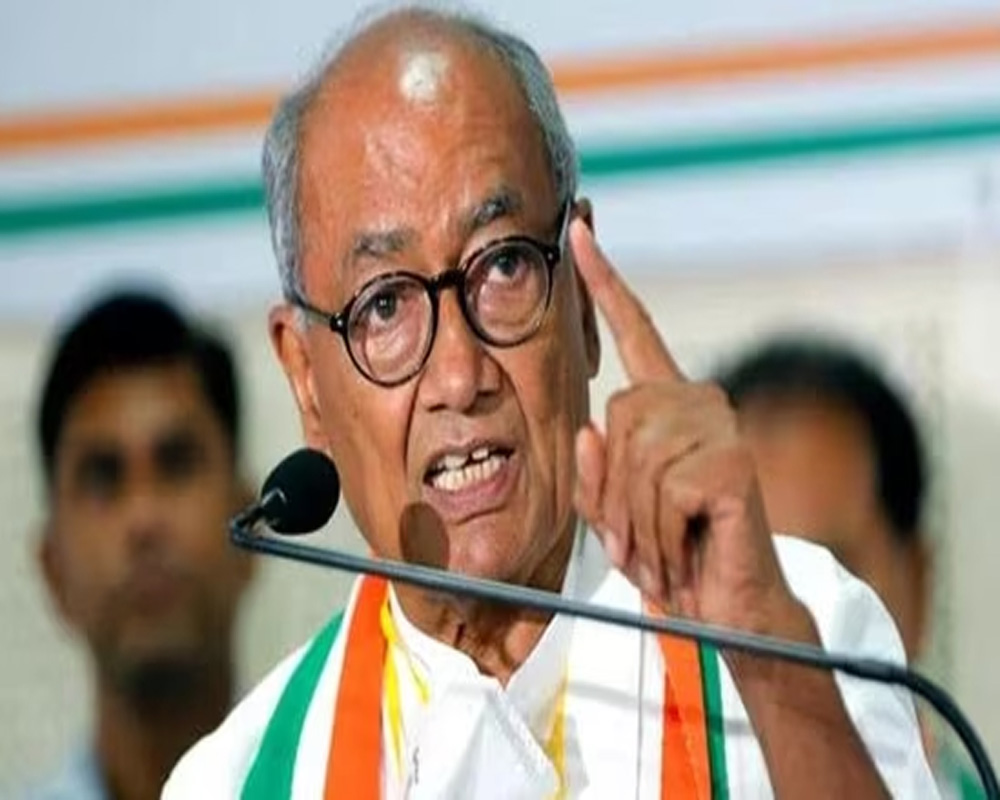 Simultaneous poll bills unlikely to be passed in Parliament: Digvijaya