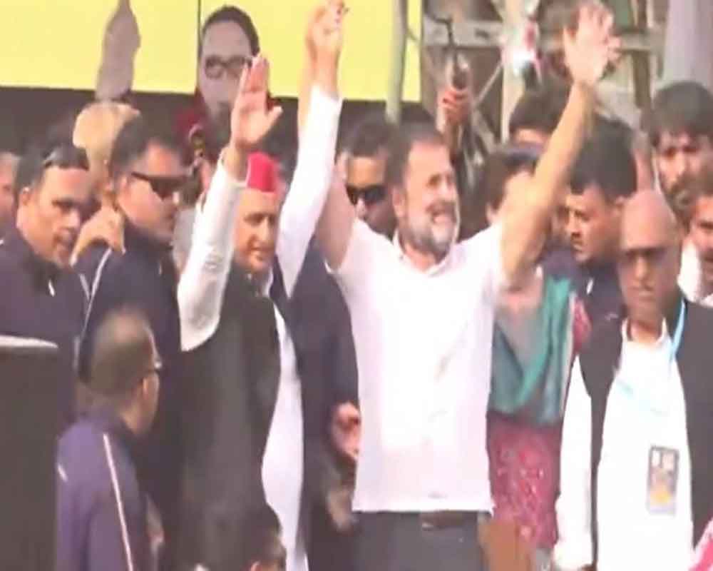 SP Chief Akhilesh Joins Rahul-led Bharat Jodo Nyay Yatra