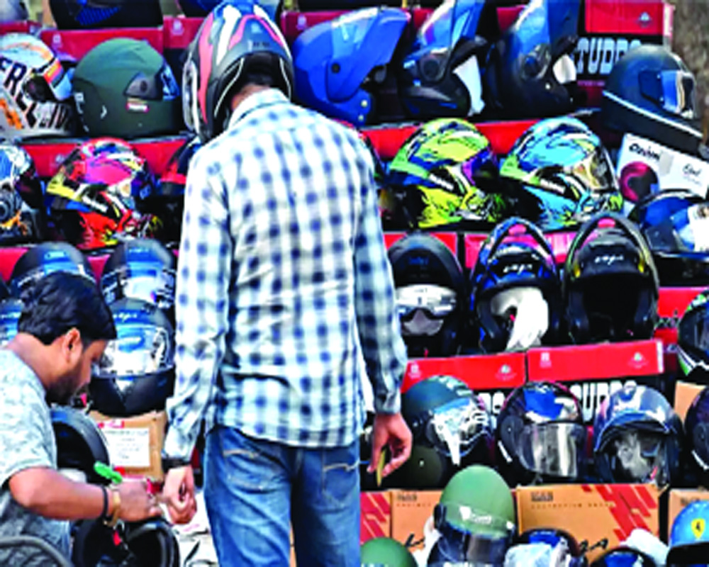 Substandard helmets must be trashed