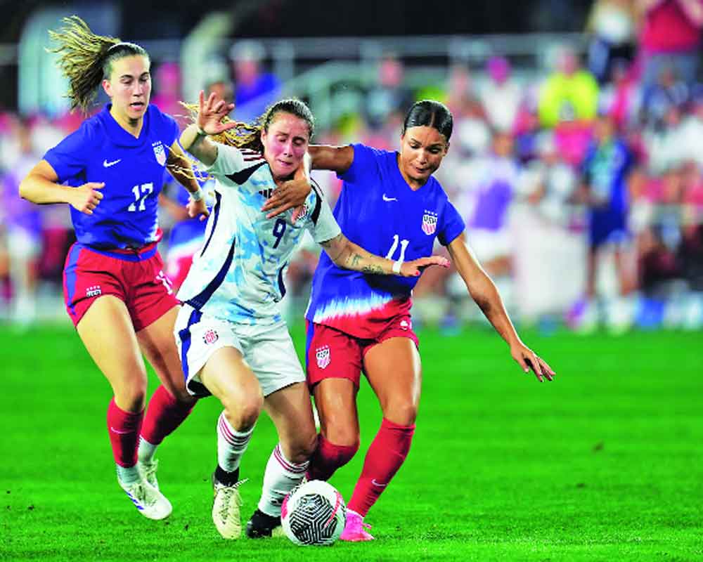 US women's soccer team fights the heat, plays to a draw against Costa Rica in final Olympic tune-up
