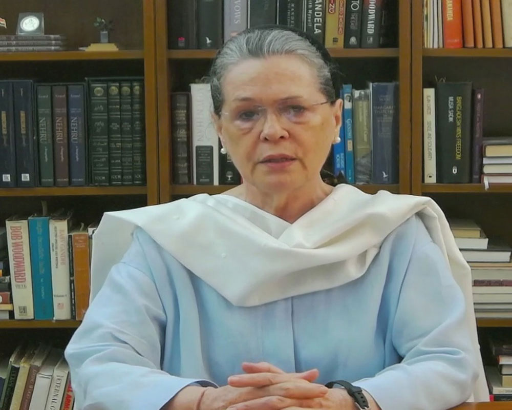 Very hopeful results will be totally opposite to exit polls: Sonia Gandhi