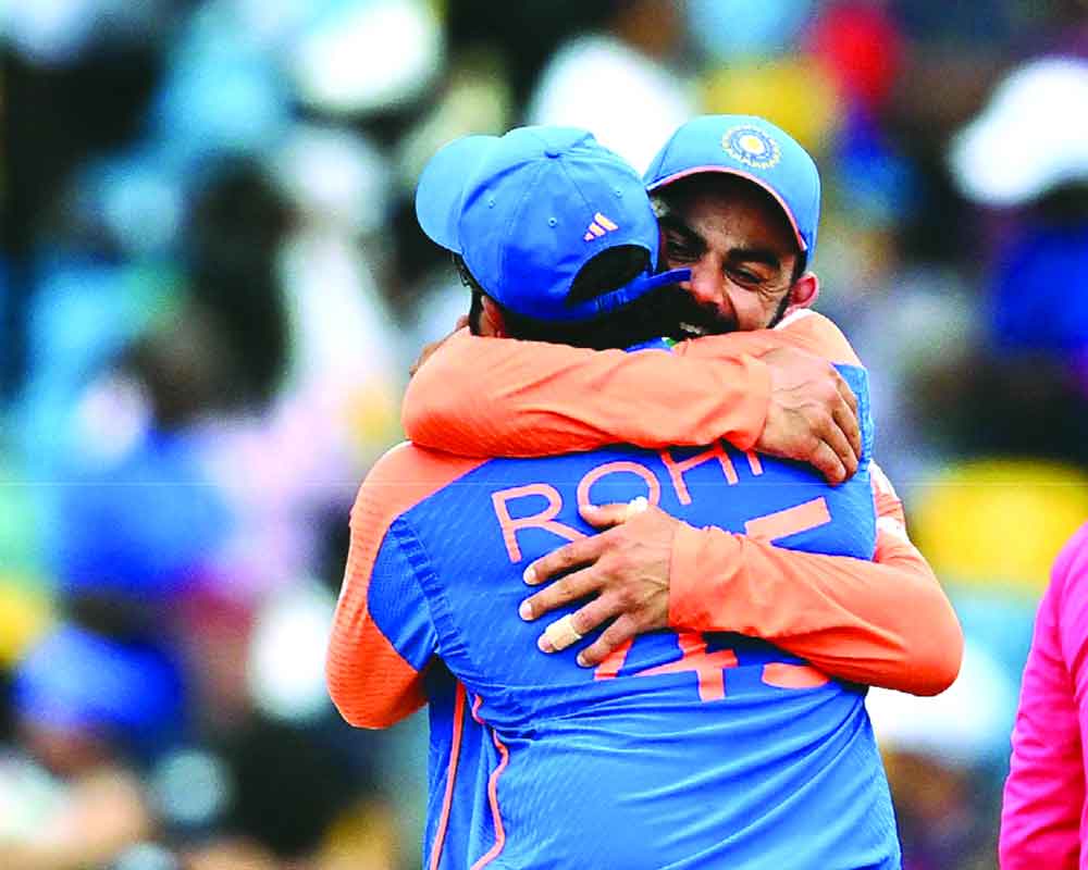 Virat and Rohit Sharma ride off into the sunset