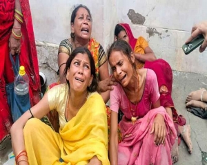 116 killed in stampede in UP's Hathras, most victims women