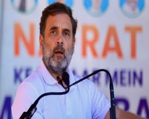 At Haryana rally, Rahul says won't allow RSS to subvert Constitution