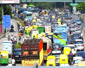 Commuters grope in the dark at Chirag Delhi