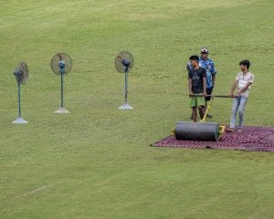 Day 2 of Afghanistan-New Zealand Test delayed due to wet outfield