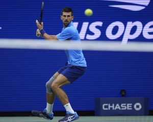 Defending champion Novak Djokovic is shocked at the US Open one night after Carlos Alcaraz