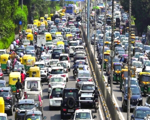 Delhi’s traffic needs divine intervention