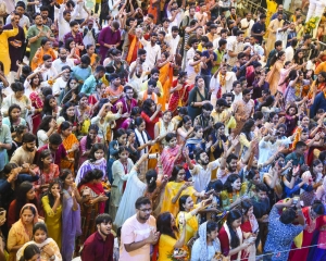 Festivities galore in Mathura on Janmashtami; devotees offer prayers to Lord Krishna