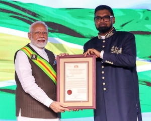 Guyana, Dominica confer top awards on PM Modi