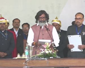 Hemant Soren takes oath as 14th CM of Jharkhand