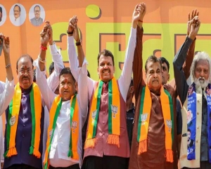 Maharashtra polls: BJP wins 24, ally Shiv Sena 15 and NCP 14