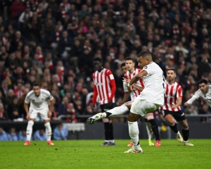 Mbappé misses another penalty kick and Real Madrid loses to Athletic Bilbao 2-1