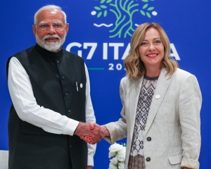 Modi & Meloni review progress of India-Italy strategic partnership