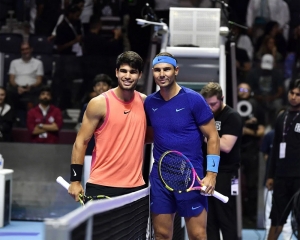 Nadal loses to Alcaraz at Six Kings Slam exhibition event