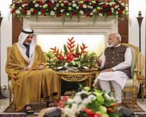 PM Modi holds talks with Abu Dhabi Crown Prince