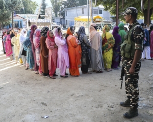 PM Modi urges people to vote in large numbers as polling in J&K begins