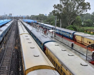 Railway cancels several trains due to waterlogging over tracks