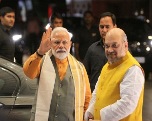 Shah turns 60, PM Modi lauds 'exceptional administrator'