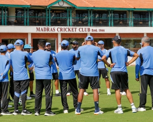 Team India begins practice in Chennai for first Test against Bangladesh