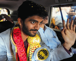 World champion returns: Gukesh lands in Chennai to rapturous welcome