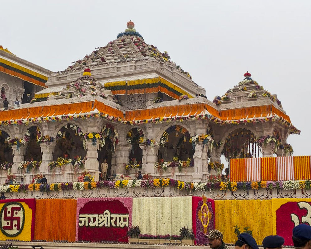 1st anniversary celebrations of Ram Lalla idol consecration ceremony begin in Ayodhya