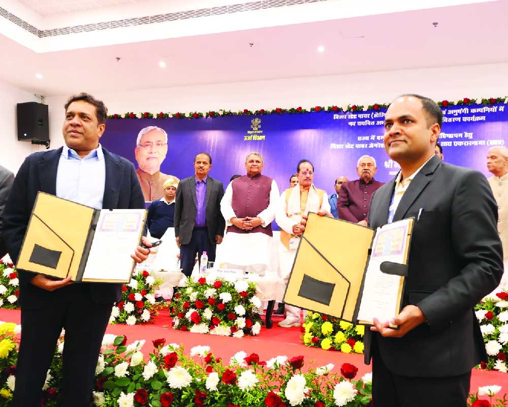 Bihar secures Rs 13,000 crore investment for pump storage mega projects