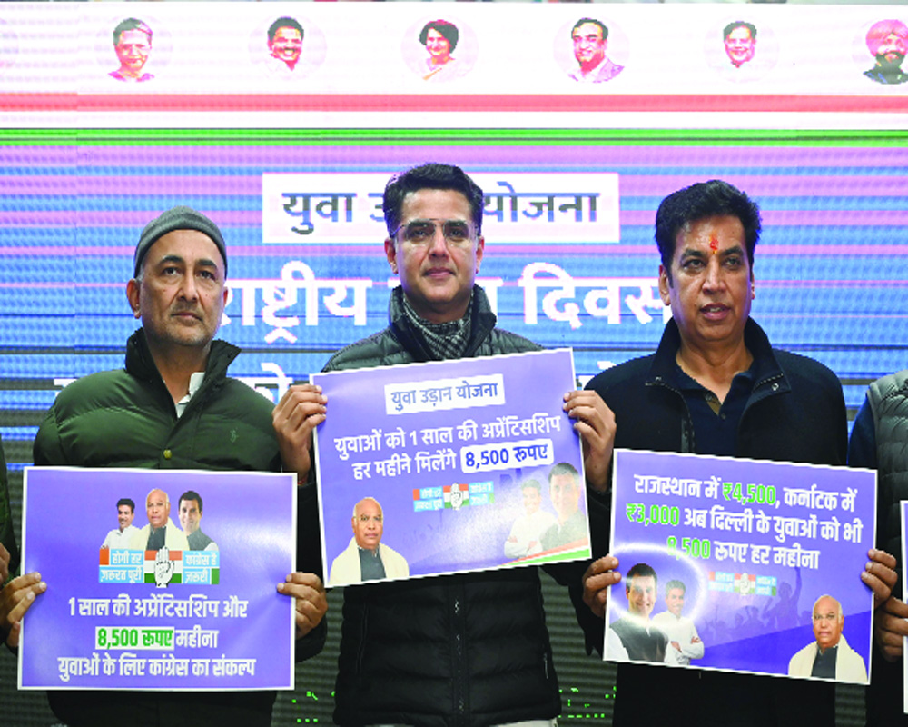 Congress promises Rs 8,500 to educated unemployed youth