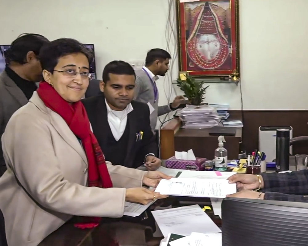 Delhi polls: CM Atishi files nomination from Kalkaji constituency