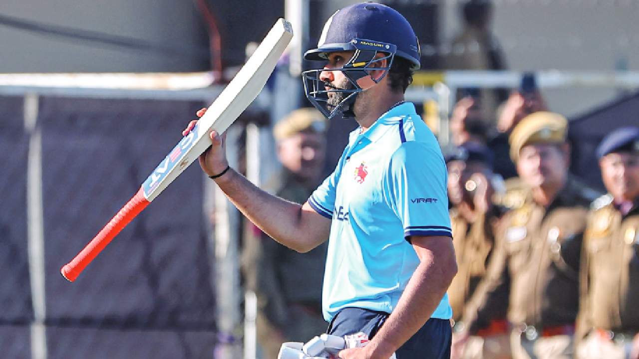 Hitman lights up Jaipur with classic Rohit show