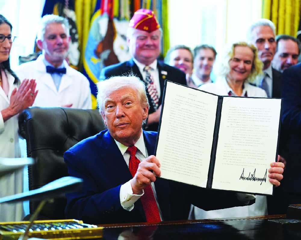 President Trump signs law defence policy bill