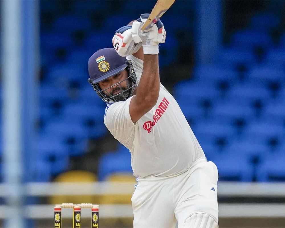 Rohit shows up at Mumbai Ranji team practice