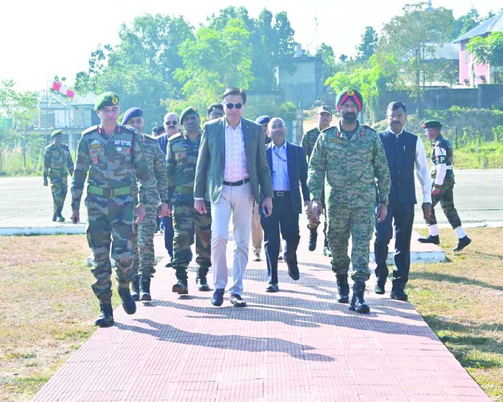 Secretary (border management) reviews security along India-Myanmar border