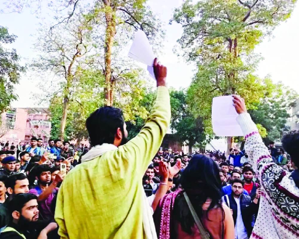 Students mark 4th anniversary of police crackdown in Jamia