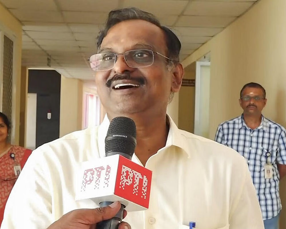 V Narayanan assumes charge as new ISRO chief, succeeding S Somanath