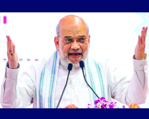 Amit Shah hails saffron flag hoisting at Ram temple