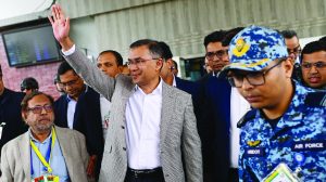 BNP leader returns to Bangladesh, urges peace