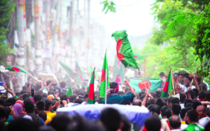 Dhaka churns, Delhi on alert