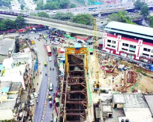 DMRC completes tunnel under red line