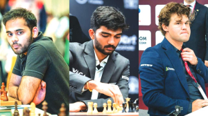 Gukesh, Erigaisi, Carlsen lead Rapid Championships