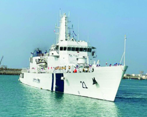 ICG Sarthak enters in Iran’s Chabahar port