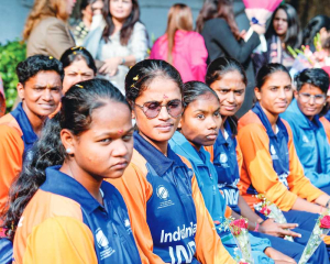 Indian women’s blind cricket team felicitated