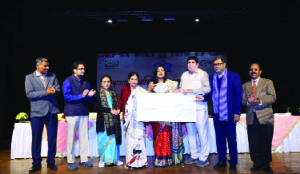 Maitreyi Pushpa honoured with IFFCO Sahitya Samman