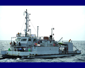 Naval diving support craft A20 commissioned